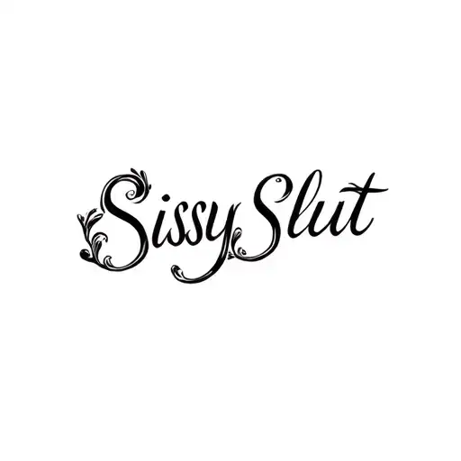 Sissy slut wrap arou tattoo design idea