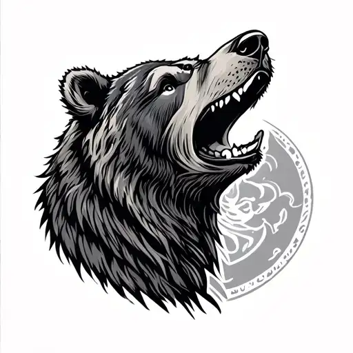 Brother Bear Totem tattoo design idea