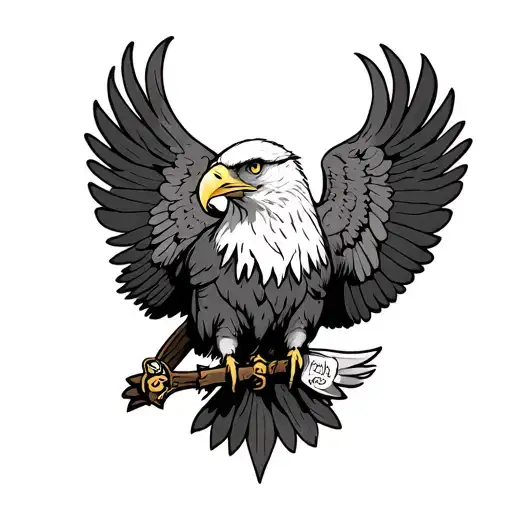 Eagle Scout tattoo design idea