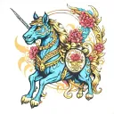 persian empire tattoo design idea