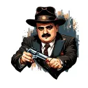 Al Capone  tattoo design idea
