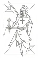 Templar tattoo design idea