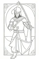 Templar tattoo design idea