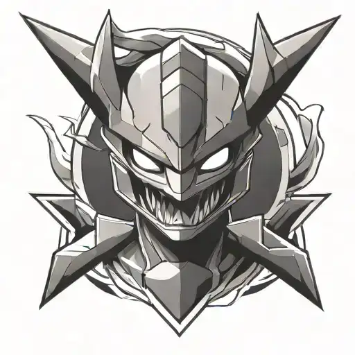 Pokemon and Power Rangers tattoo design idea