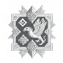 Sumerian cuneiform tattoo design idea