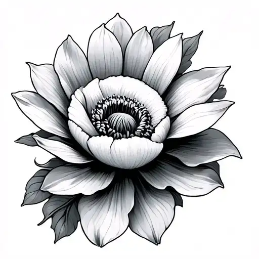 Anemone tattoo design idea