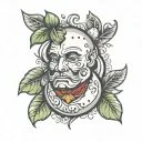 potato tattoo design idea