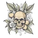 potato tattoo design idea