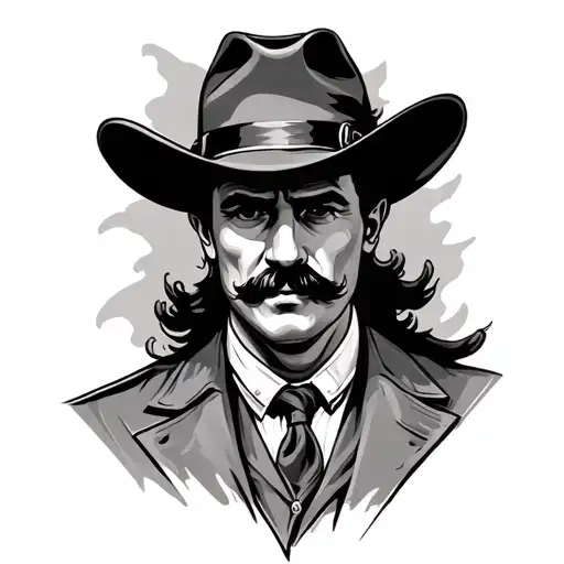 Doc Holliday tattoo design idea