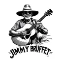 Jimmy Buffett tattoo design idea