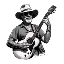 Jimmy Buffett tattoo design idea