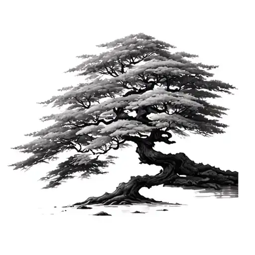 Japanese Maple Tree tattoo design idea