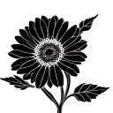 gerbera flower intertwined tattoo design idea