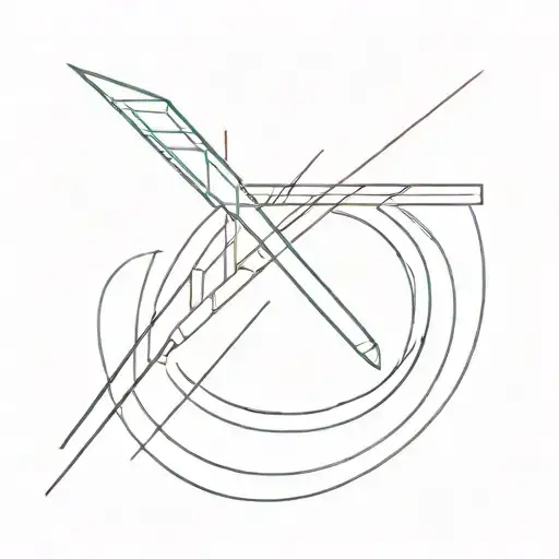 a symbol that represents discipline tattoo design idea