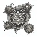 empath protection symbol tattoo design idea