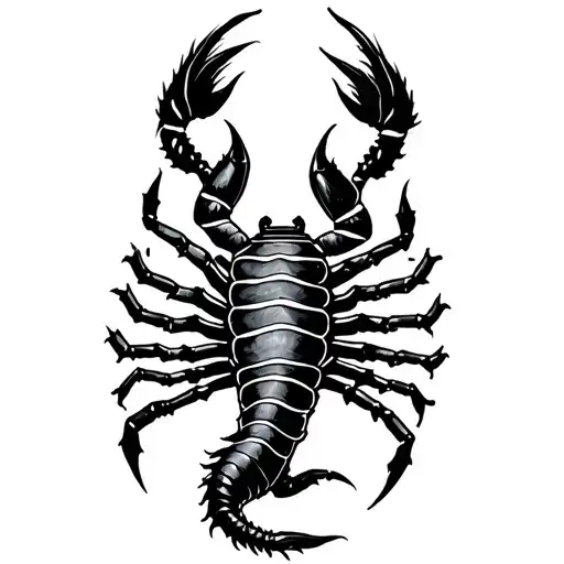 Scorpio tattoo design idea