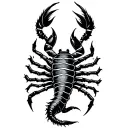 Scorpio tattoo design idea