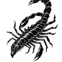 Scorpio tattoo design idea