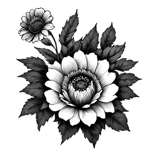 garden by pearl jam tattoo design idea