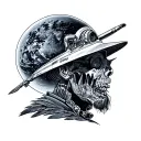 Astroworld tattoo design idea