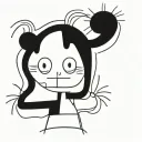 Childrens artwork tattoo design idea