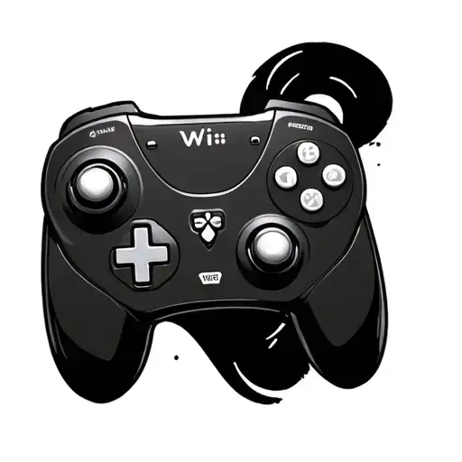 Wii Remote Player one tattoo design idea