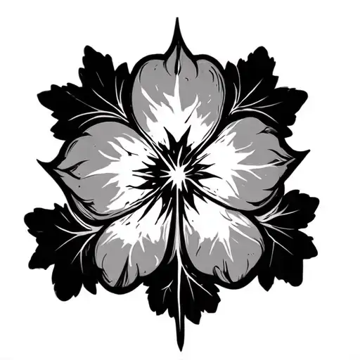 Black Clover anime symbolic tattoo tattoo design idea