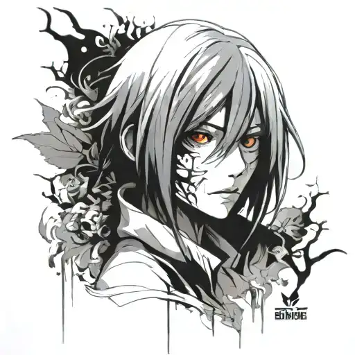 Juuzu Suzuya Juuzou from Tokyo Ghoul tattoo design idea