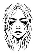 Depression tattoo design idea