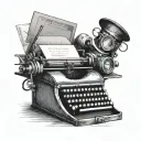 navy plane flying, office typewriter, glasses on desk, cards tattoo design idea