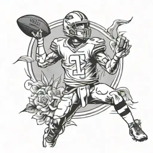 justin herbert tattoo design idea