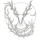 bloodborne amygdala tattoo design idea