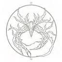 bloodborne amygdala tattoo design idea