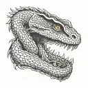 Gadsden flag tattoo design idea