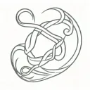 infinity symbol using number 96 tattoo design idea