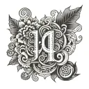 number 19 tattoo design idea