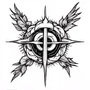 Religious Forearm tattoo design idea