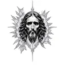 Religious Forearm tattoo design idea