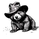 Paddington Bear tattoo design idea