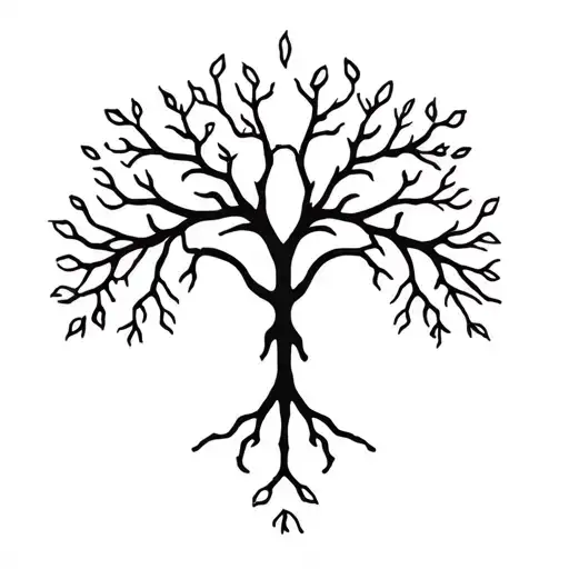Smooth, branching lines like soft energy veins or delicate roots. Organic and calm, no shading, natural anatomical flow. tattoo design idea