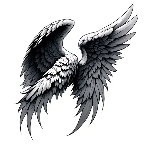 Gemini Wings tattoo design idea