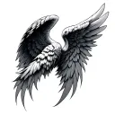 Gemini Wings tattoo design idea