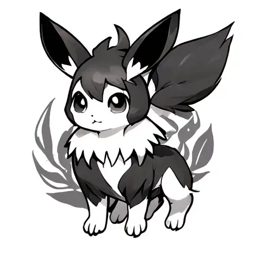 Eevee Evolutions tattoo design idea