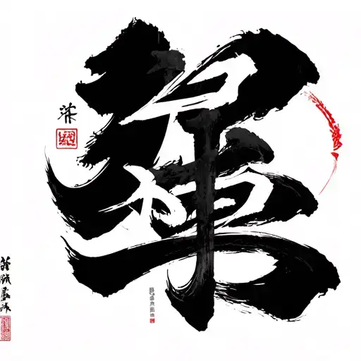 "Rhamon " Chinese writing tattoo design idea