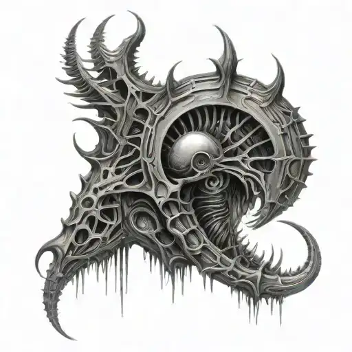 Giger tattoo design idea