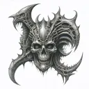 Giger tattoo design idea