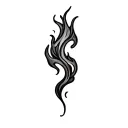 Filler Flames tattoo design idea