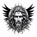 God tattoo design idea