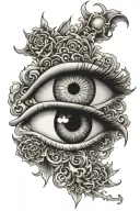 gojo satoro gojo satorus eye tattoo design idea