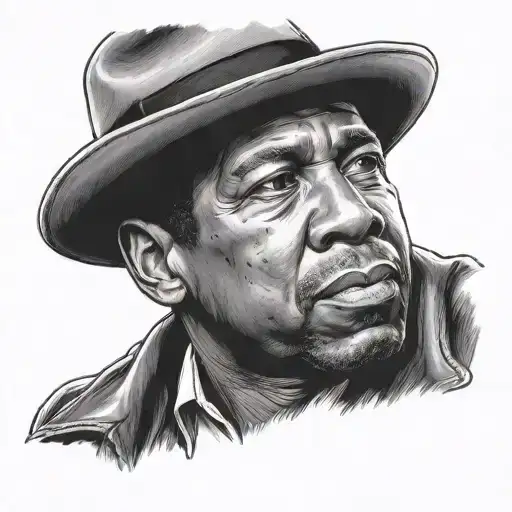 Denzel Washington as frank lucas tattoo design idea